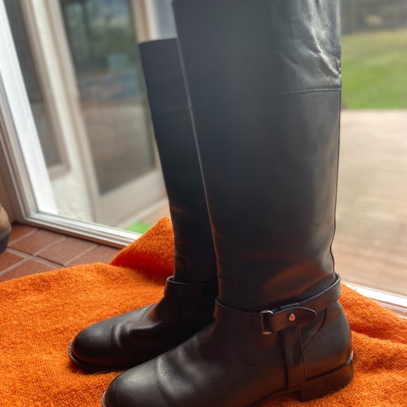 Black leather Ralph Lauren Riding boots - Picture 2 of 5